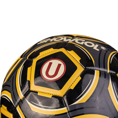 PELOTA UNIVERSITARIO FÚTBOL SHOWGOL – CUERO BRILLANTE NEGRO