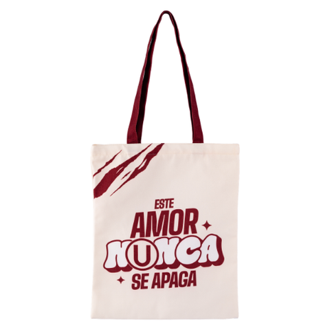 TOTEBAG - EDICIÓN ESTE AMOR NUNCA SE APAGA