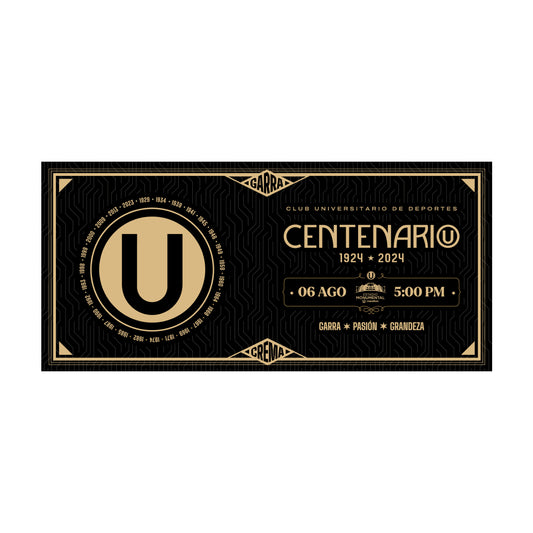 Ticket Coleccionable - Noche Centenario 2024