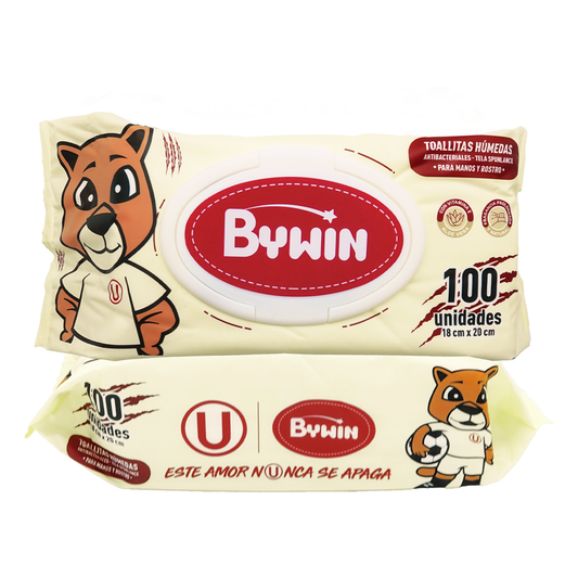 BYWIN. PAÑITOS HÚMEDOS GARRITA LA “U”