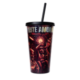VASO "ESTE AMOR NUNCA SE APAGA"