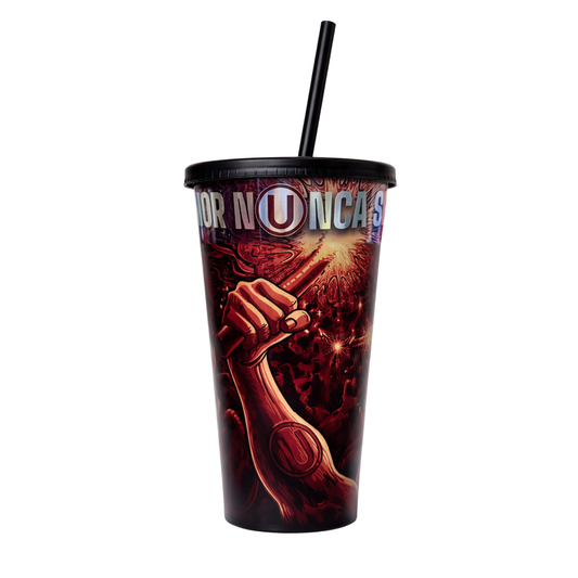 VASO "ESTE AMOR NⓊNCA SE APAGA"