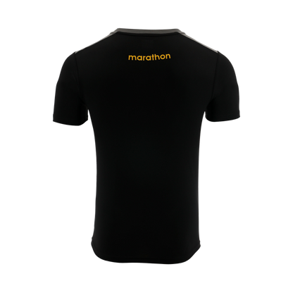 MARATH. CAMISETA HOMBRE CON BOTONES RAZVAN NEGRA 2024