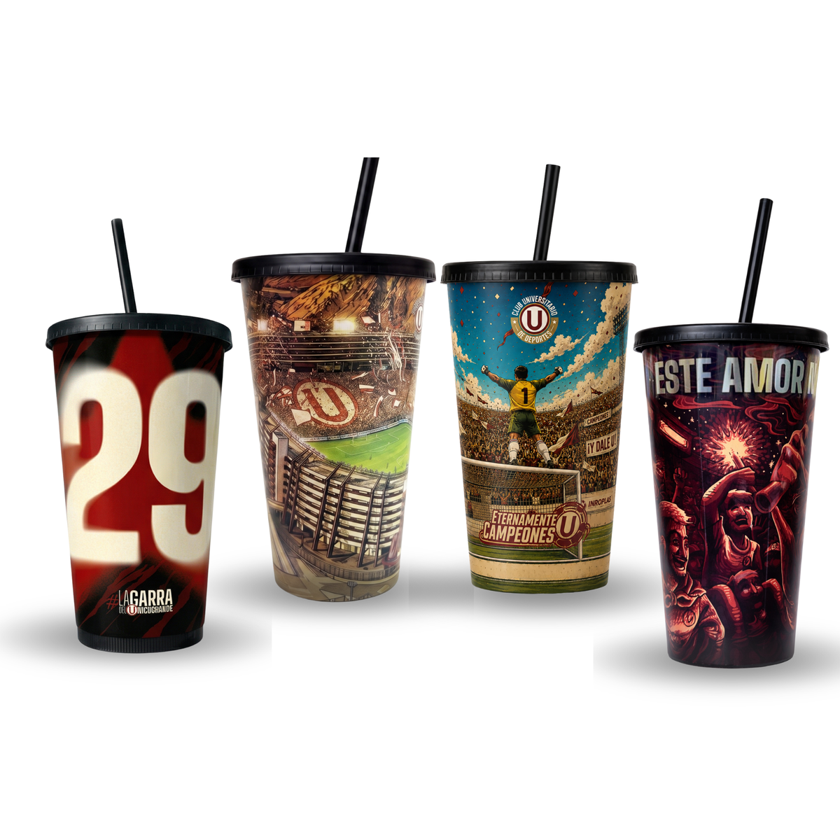 PACK VASOS COLECCIONABLES "Y DALE U"