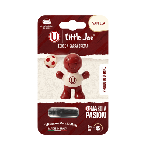 LITTLE JOE AMBIENTADOR DE AUTO GUINDA C/CREMA -UNIVERSITARIO DE DEPORTES - EDICION GARRA CREMA