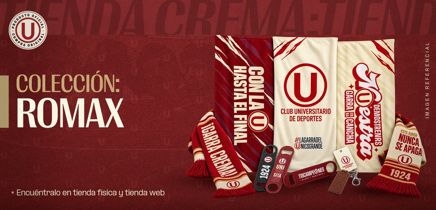 Colección Romax: mantas, chalinas, destapadores y llaveros oficiales de Universitario